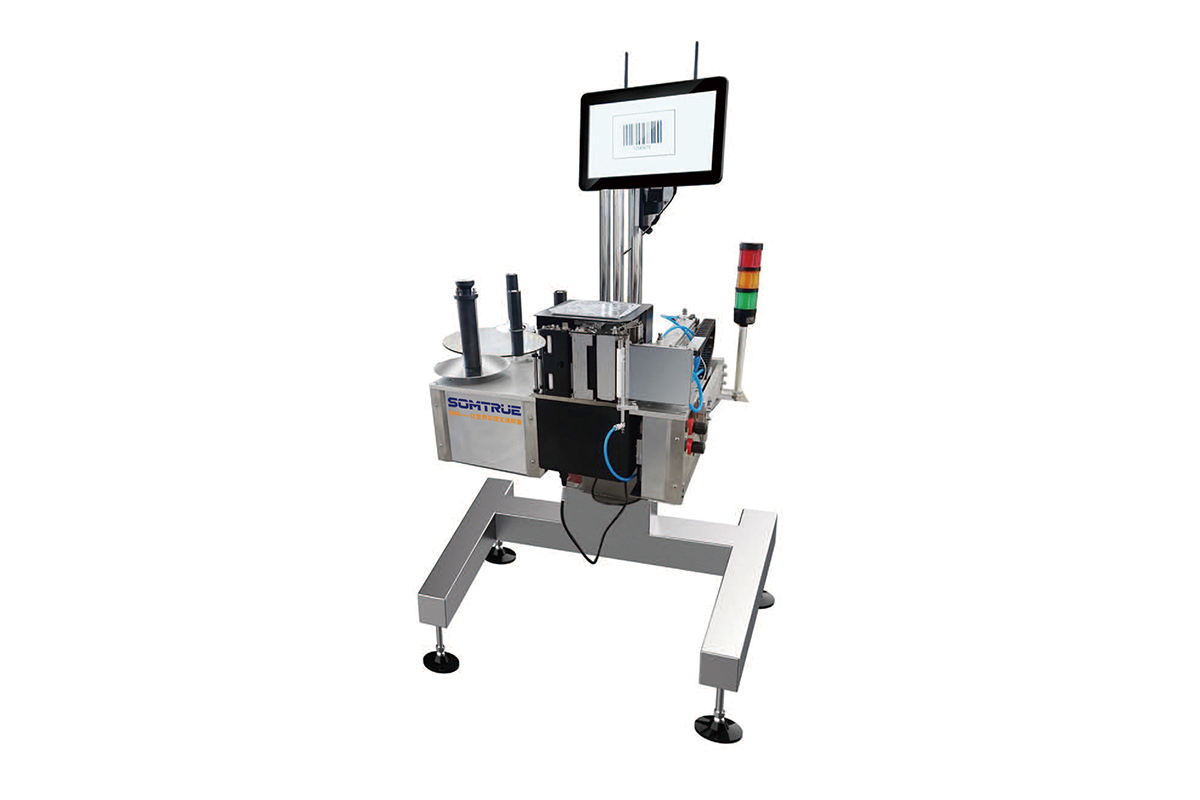 自動轉(zhuǎn)桶打印貼標(biāo)機